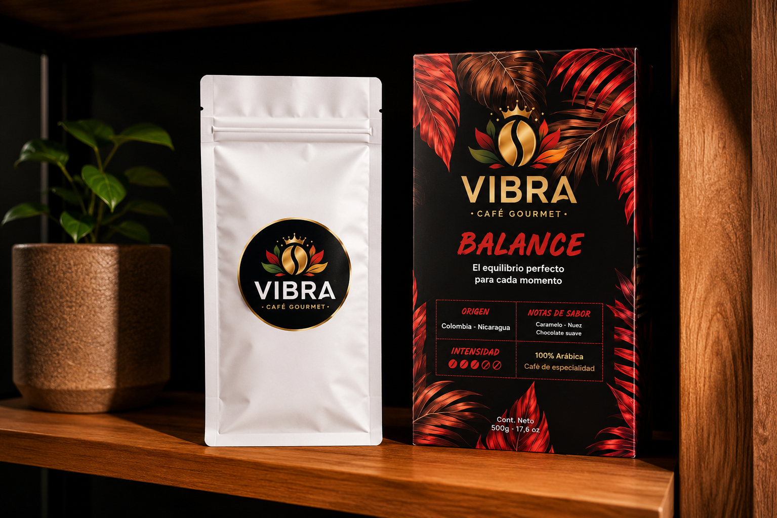 VIBRA BALANCE — 500g | Café Equilibrado | 100% Arábica